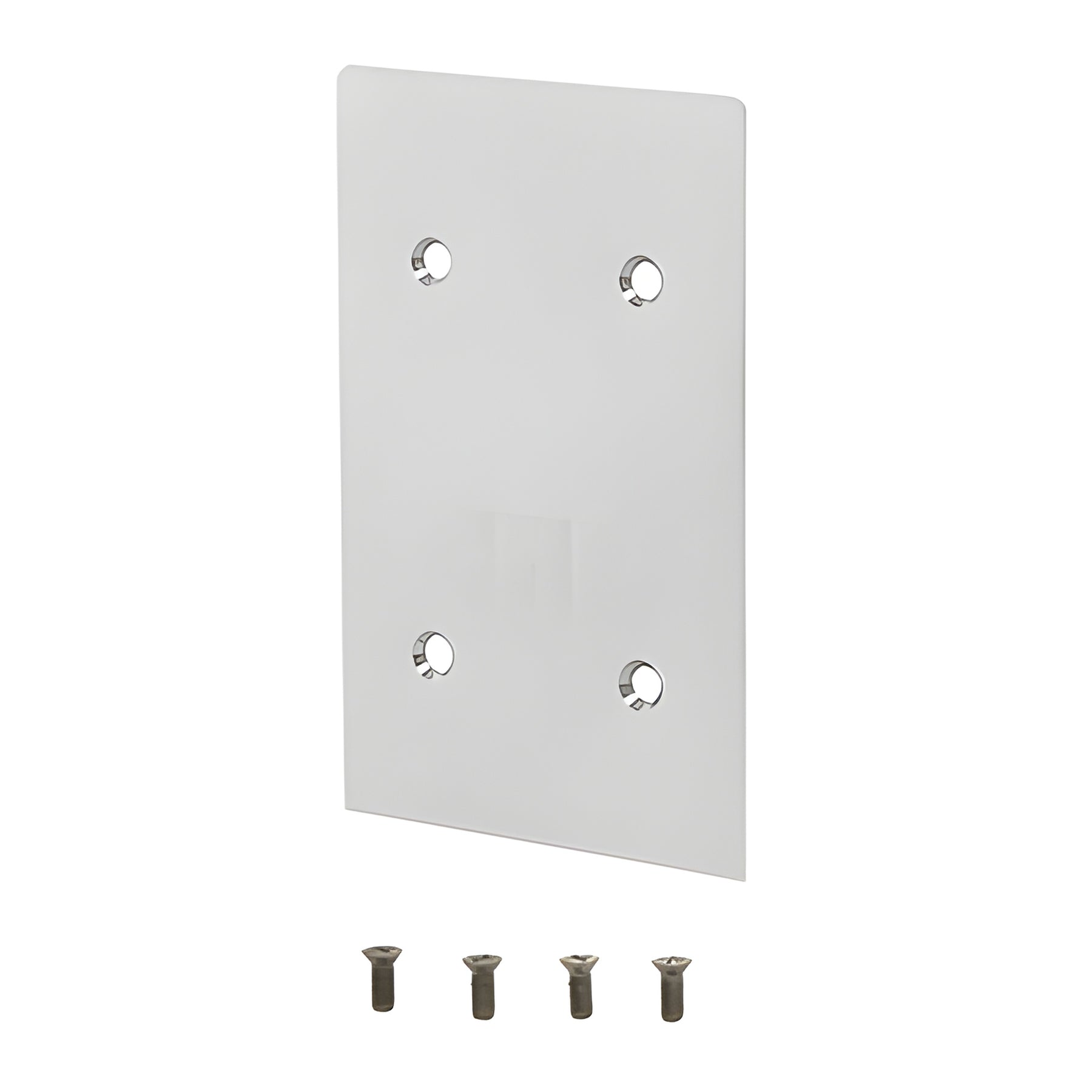 CRL Satin Anodized End Cap for 8B Series Standard Square Base Shoe