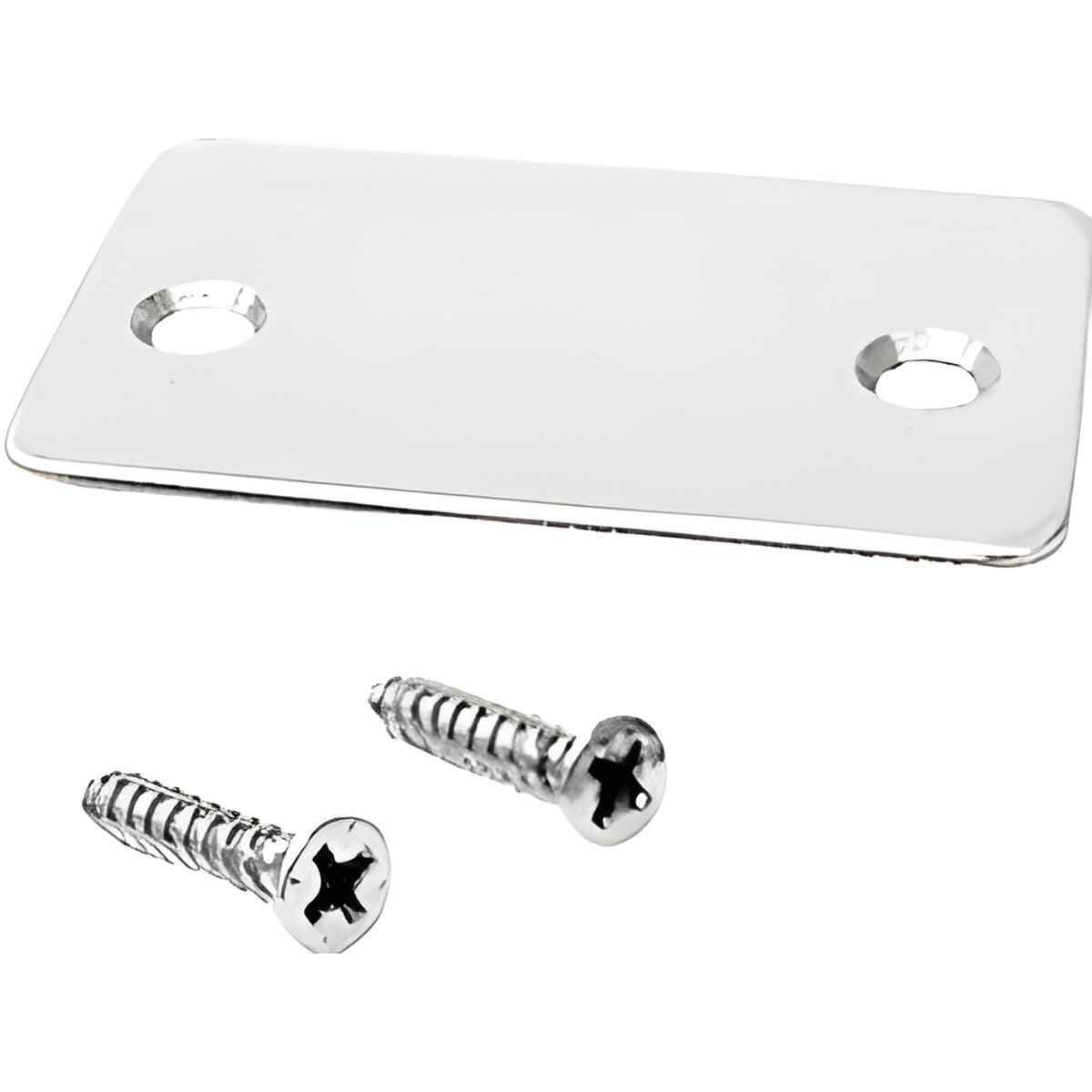 CRL Satin Anodized End Cap with Screws for Shallow U-Channel