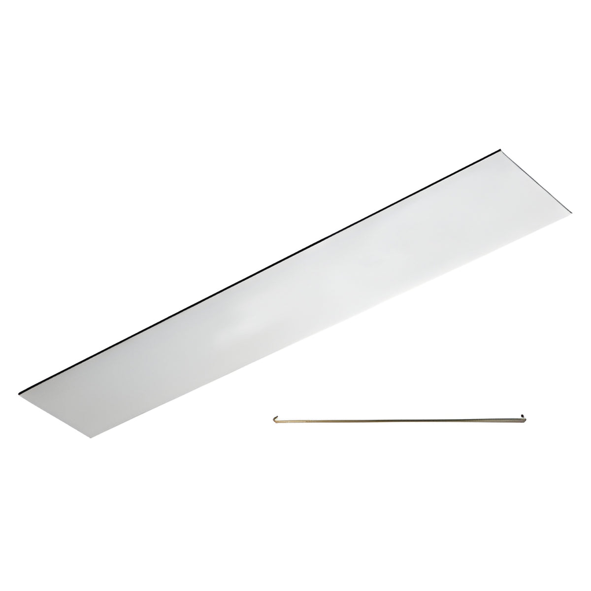 CRL Satin Anodized Flat Snap-In Channel 240"