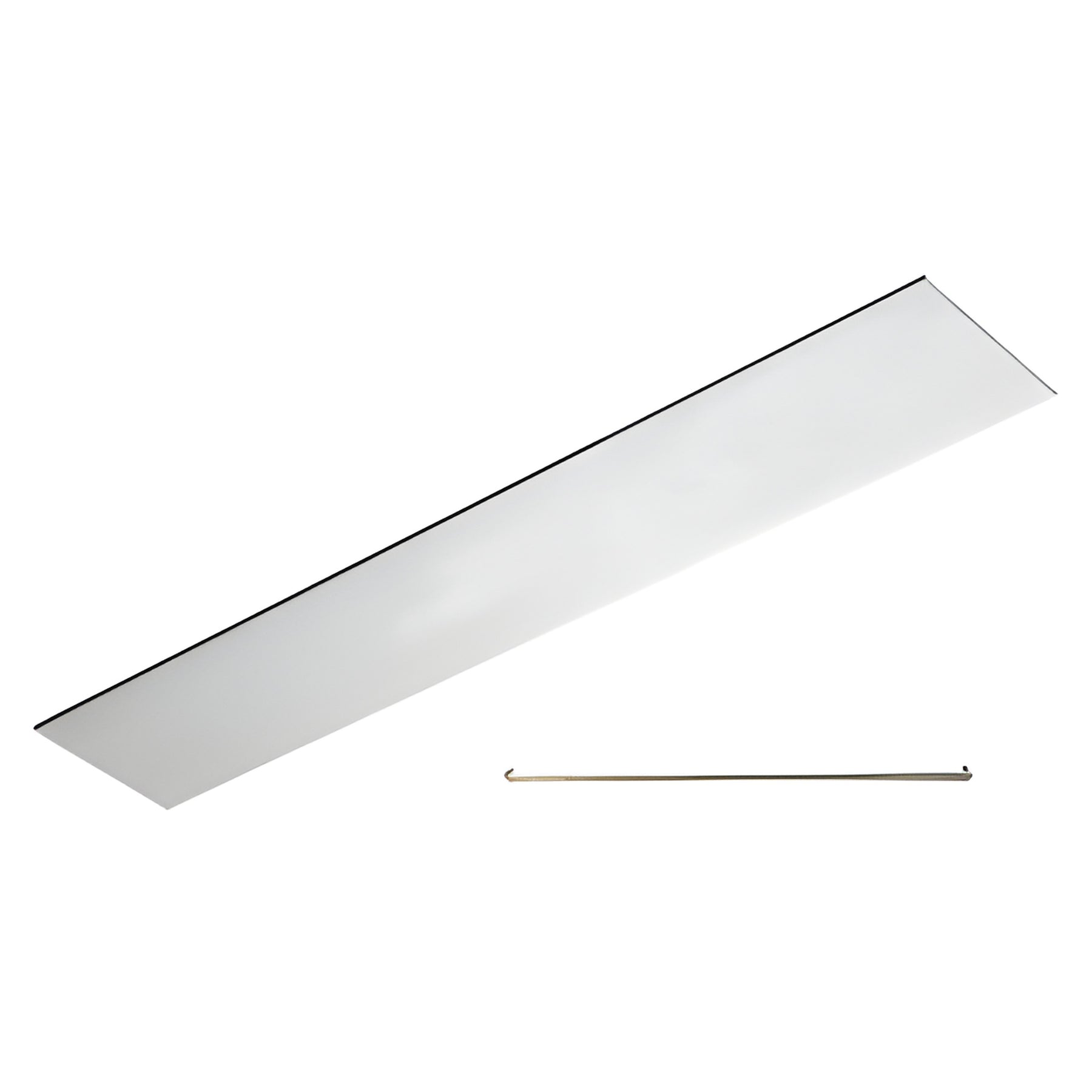 CRL Satin Anodized Flat Snap-In Channel 240"