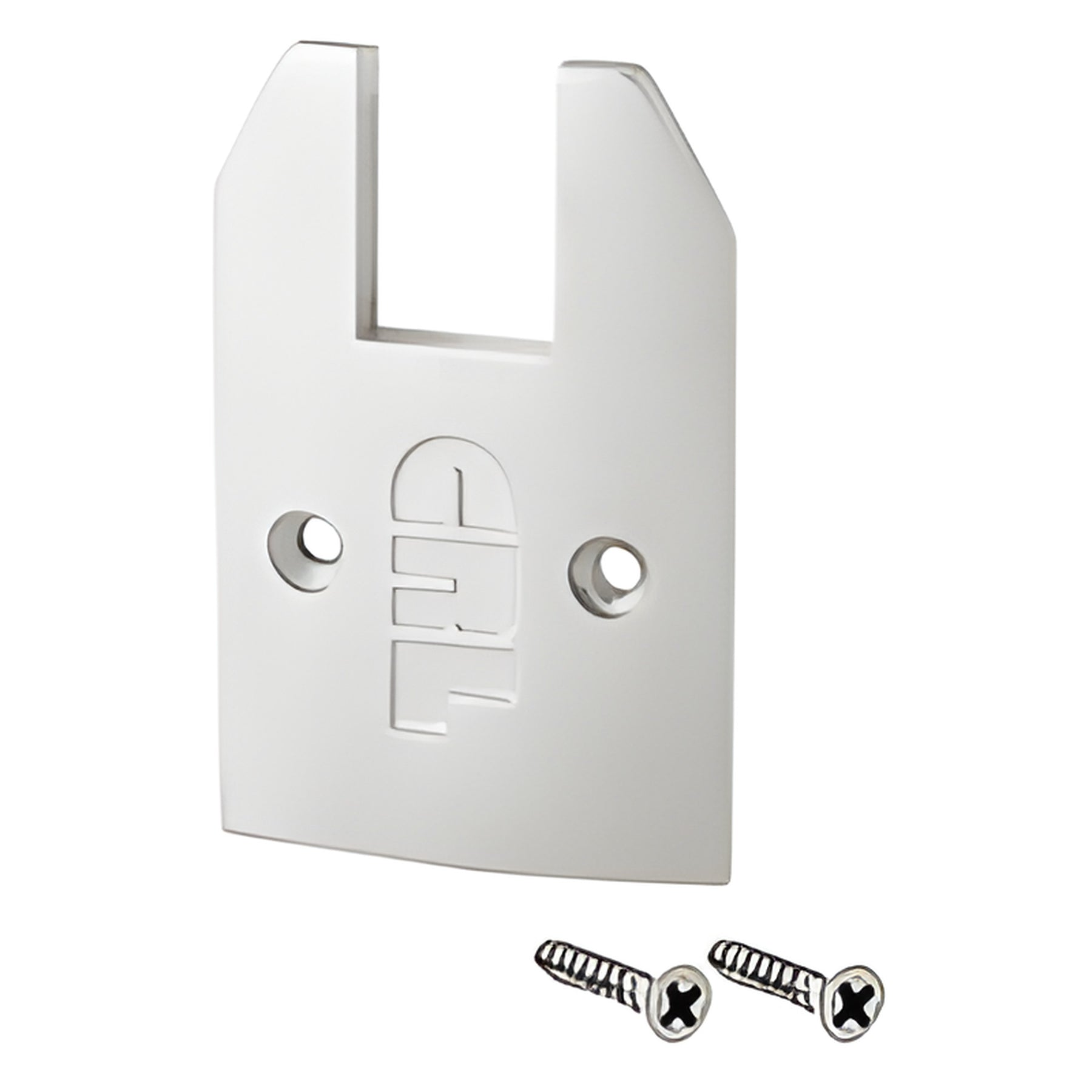 CRL Satin Anodized Low Profile Tapered Sidelite Rail Cap With Screws