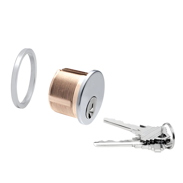 CRL Satin Anodized Mortise Keyed Alike Cylinder