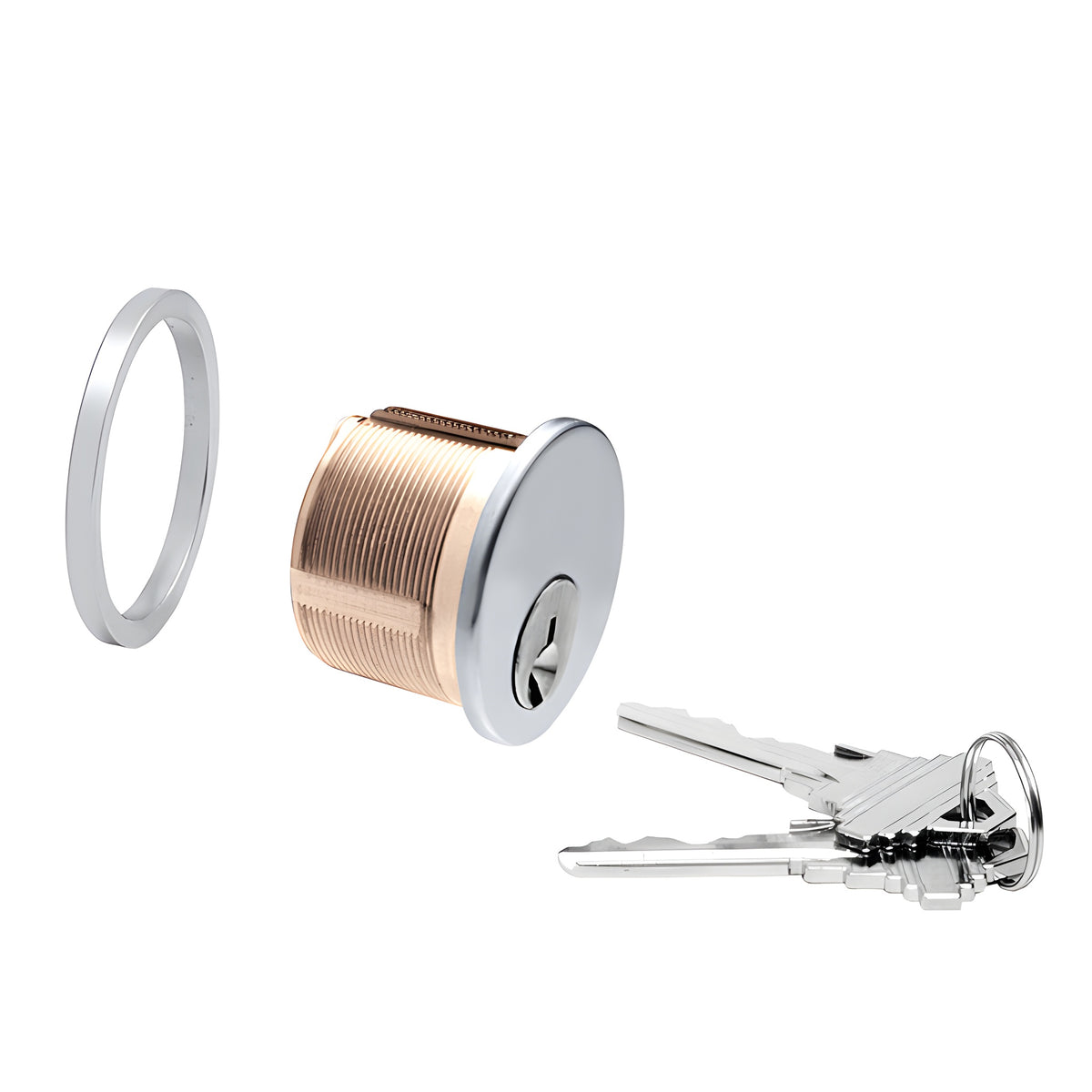 CRL Satin Anodized Mortise Keyed Randomly Cylinder