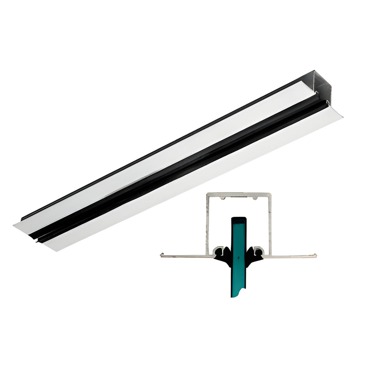 CRL Satin Anodized Pocket Snap-In Channel - 120"