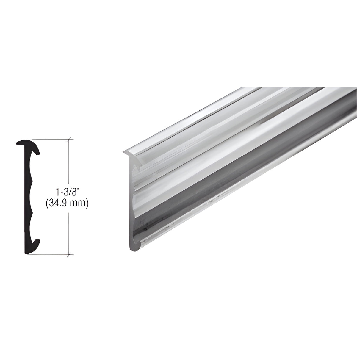 CRL Satin Anodized Price Tag Molding Extrusion