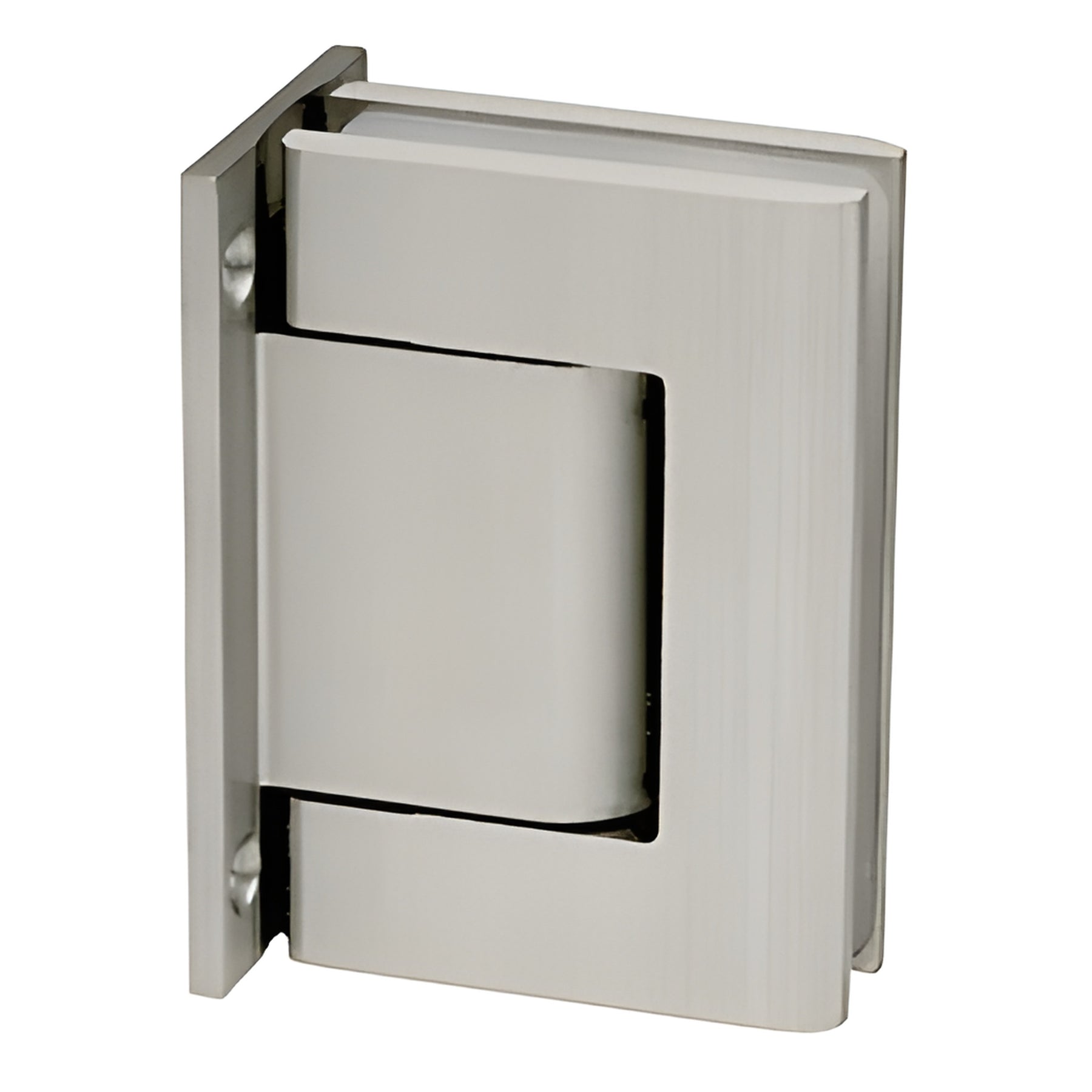 CRL Satin Anodized Vernon Oil Dynamic Wall Mount Full Back Plate Hinge