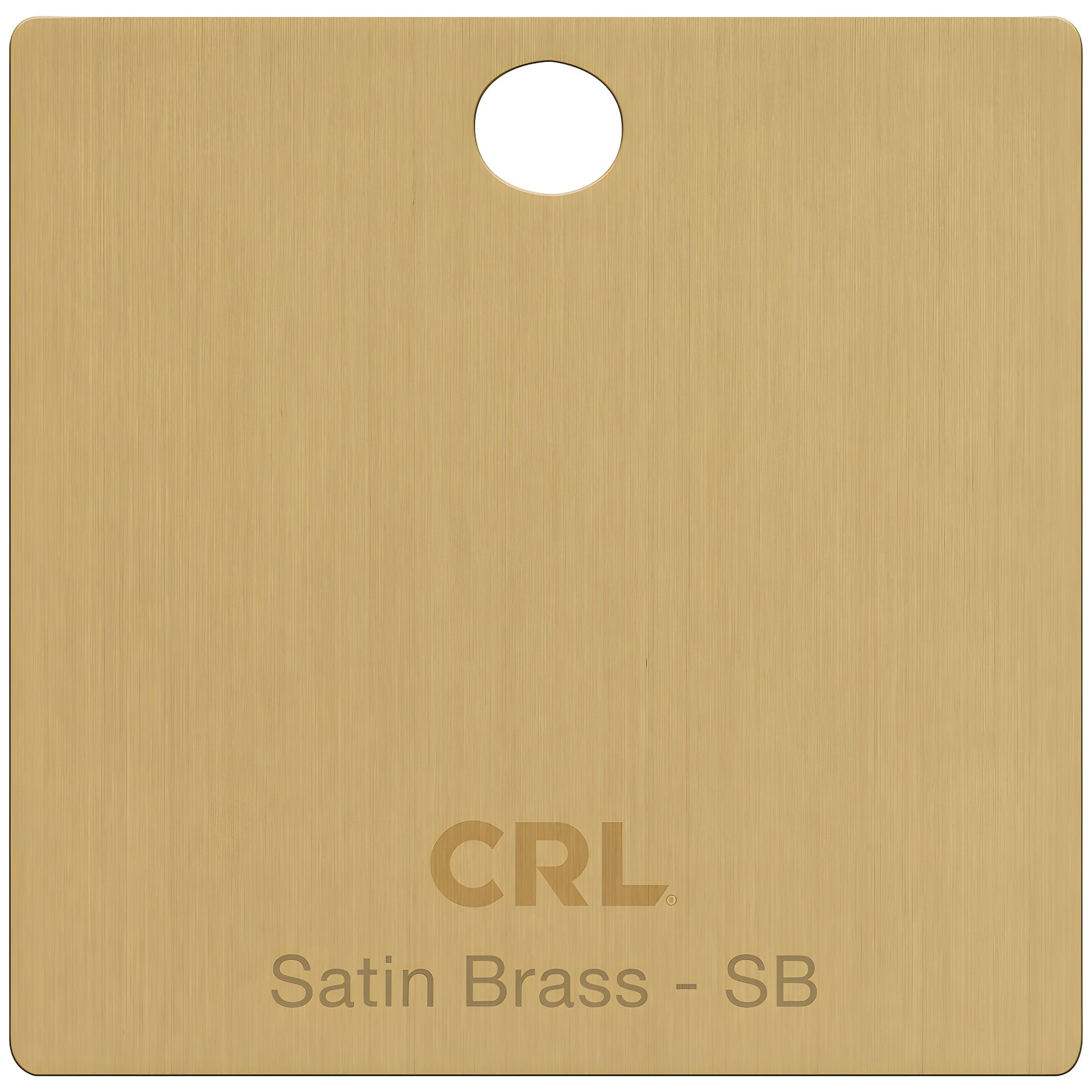 CRL Satin Brass Color Chip