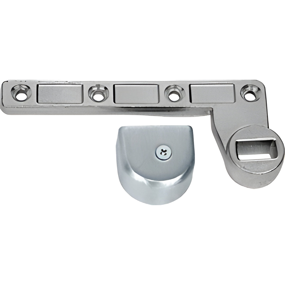 CRL Satin Chrome 3/4" Offset Left Hand (RHR) Bottom Arm for use With Floor Closers