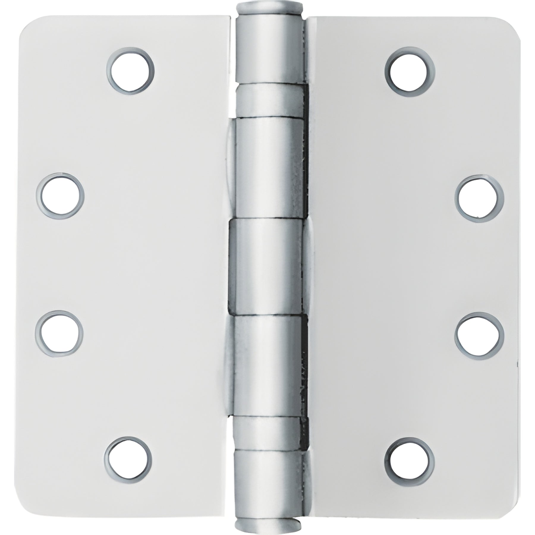 CRL Satin Chrome Non-Removable Pin Standard Weight 1/4" Radius Ball Bearing Template Butt Hinge