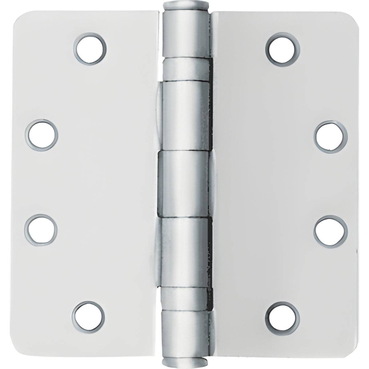 CRL Satin Chrome Standard Weight 1/4" Radius Ball Bearing Template Butt Hinge