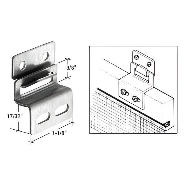 CRL Screen and Storm Window Top Hanger - Carded