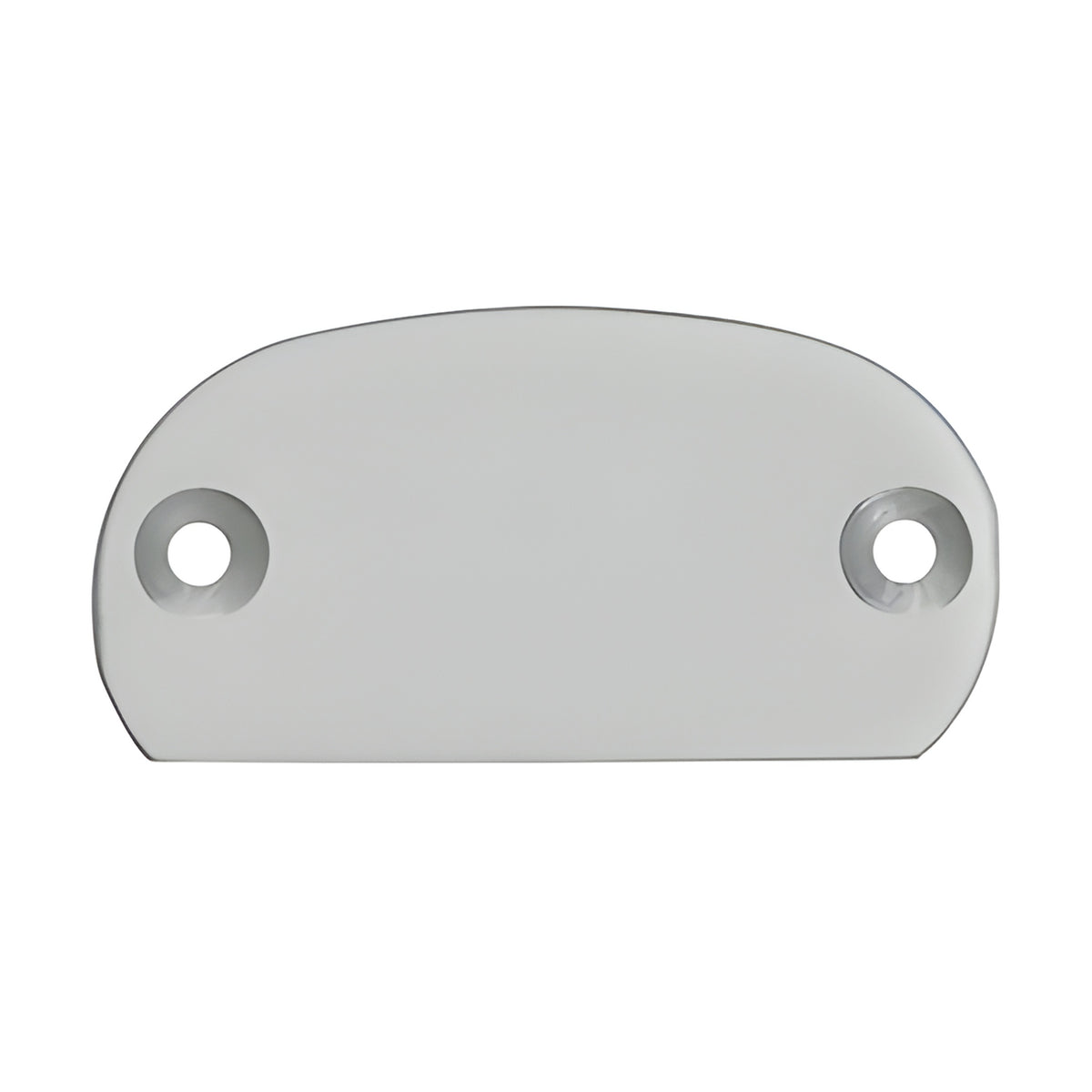 CRL Silver Metallic 320X Series Decorative End Cap
