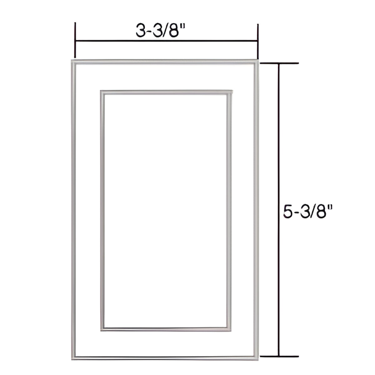 CRL Single Acrylic Plate Perimeter Gasket
