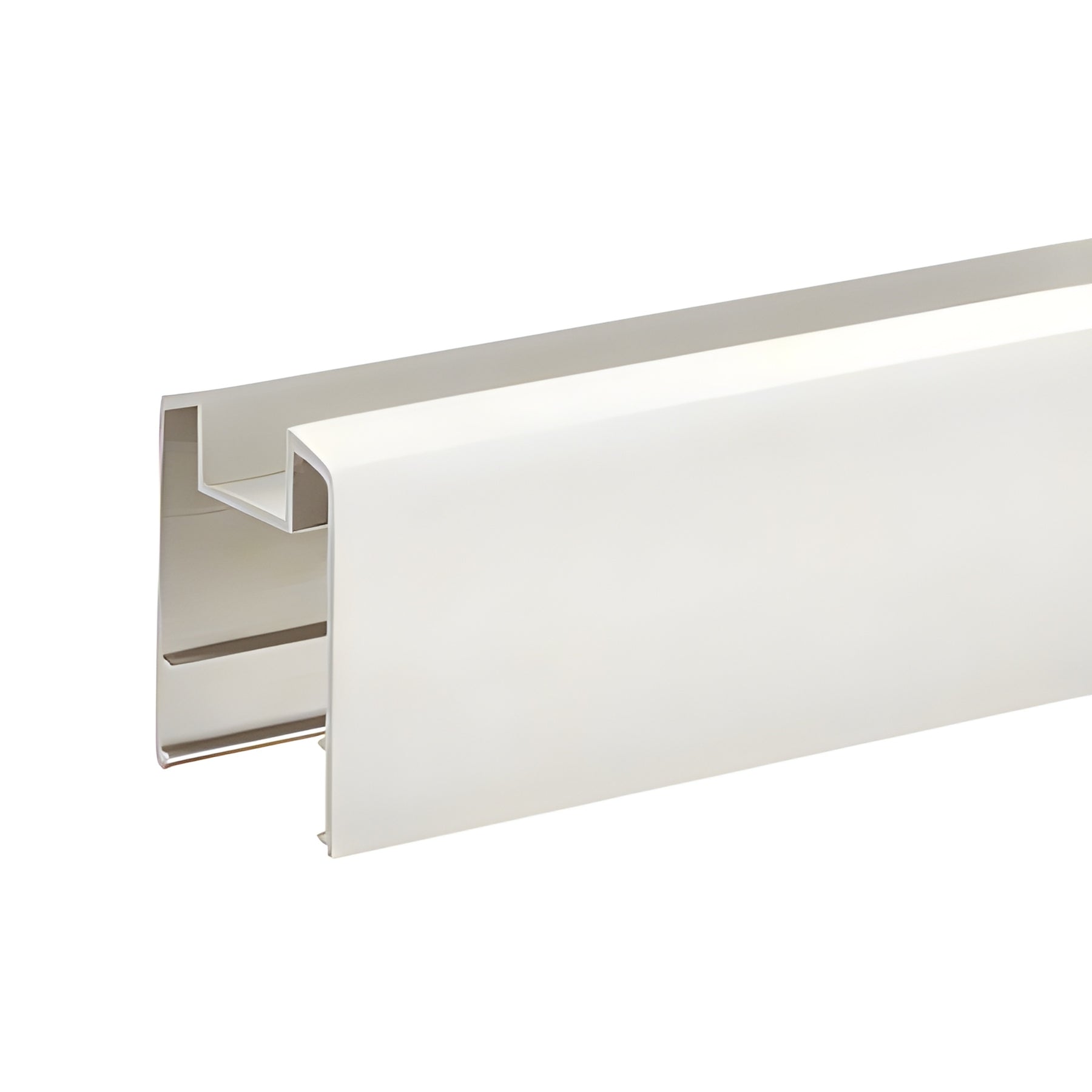 CRL Sky White 200, 300, 350 and 400 Series 241" Long Horizontal Double Glass Mid-Rail