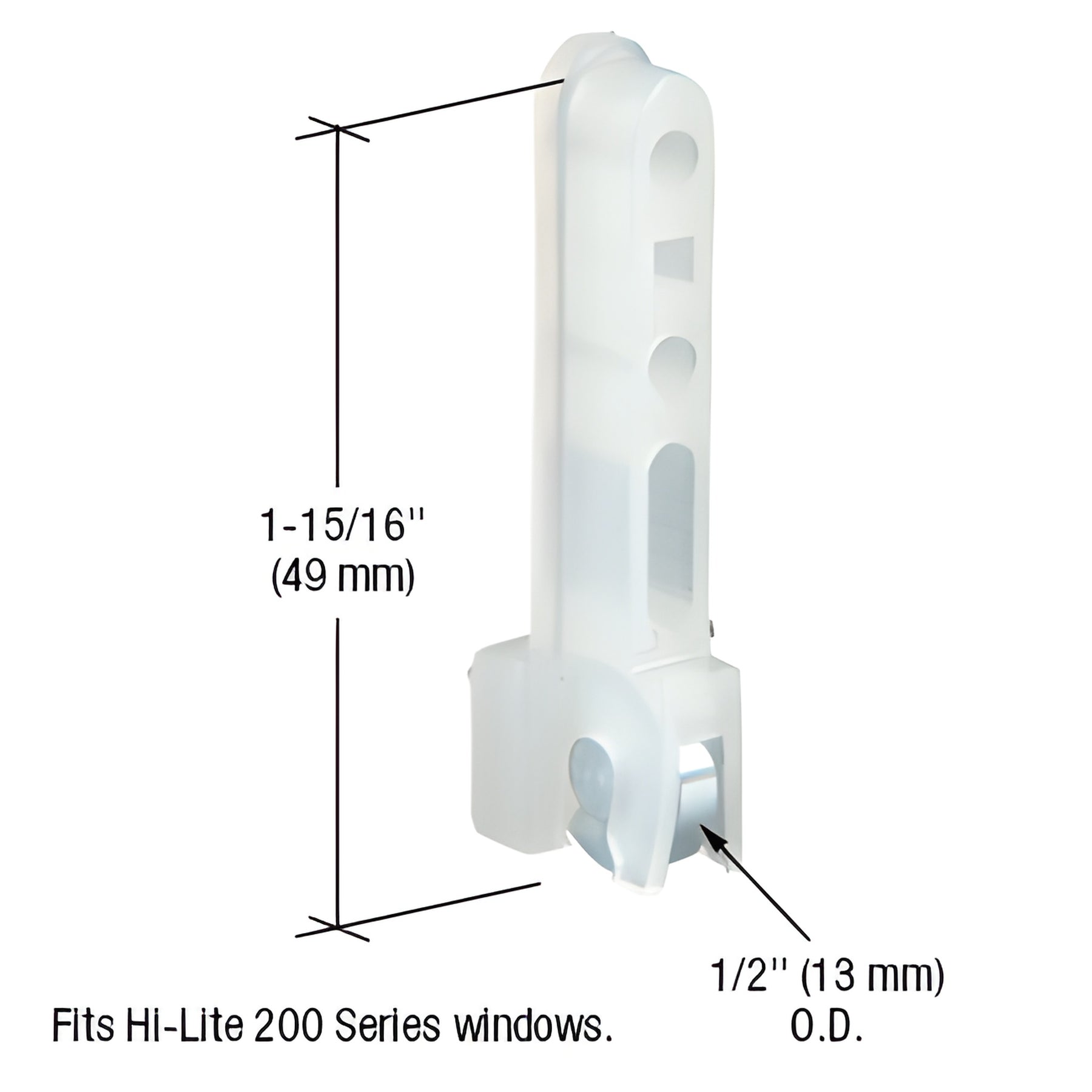 CRL Sliding Window Roller with 1/2" Steel Wheel for HiLite 200 Series Windows