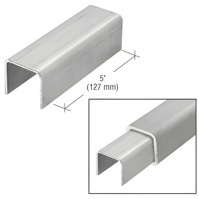 CRL Stainless Steel 2" Pipe Rail Splice Connector