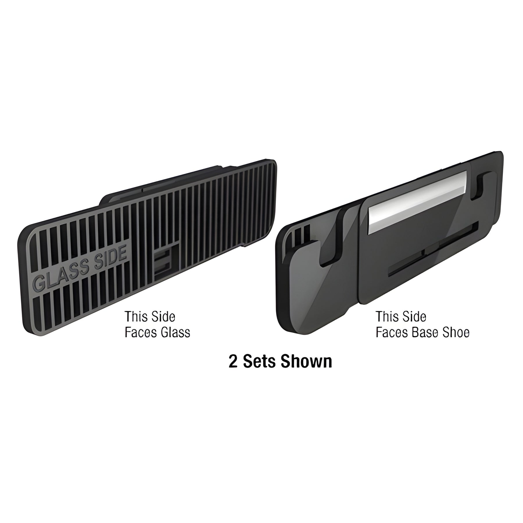 CRL TAPER-LOC® XA Black Taper Set for Laminated Glass