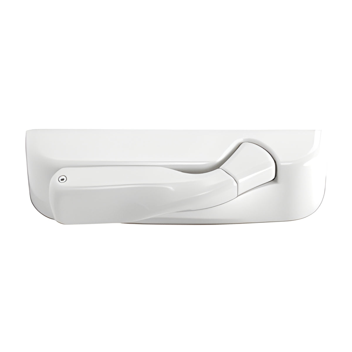 CRL Truth® Encore Brite White, Left Hand Folding Handle and Cover
