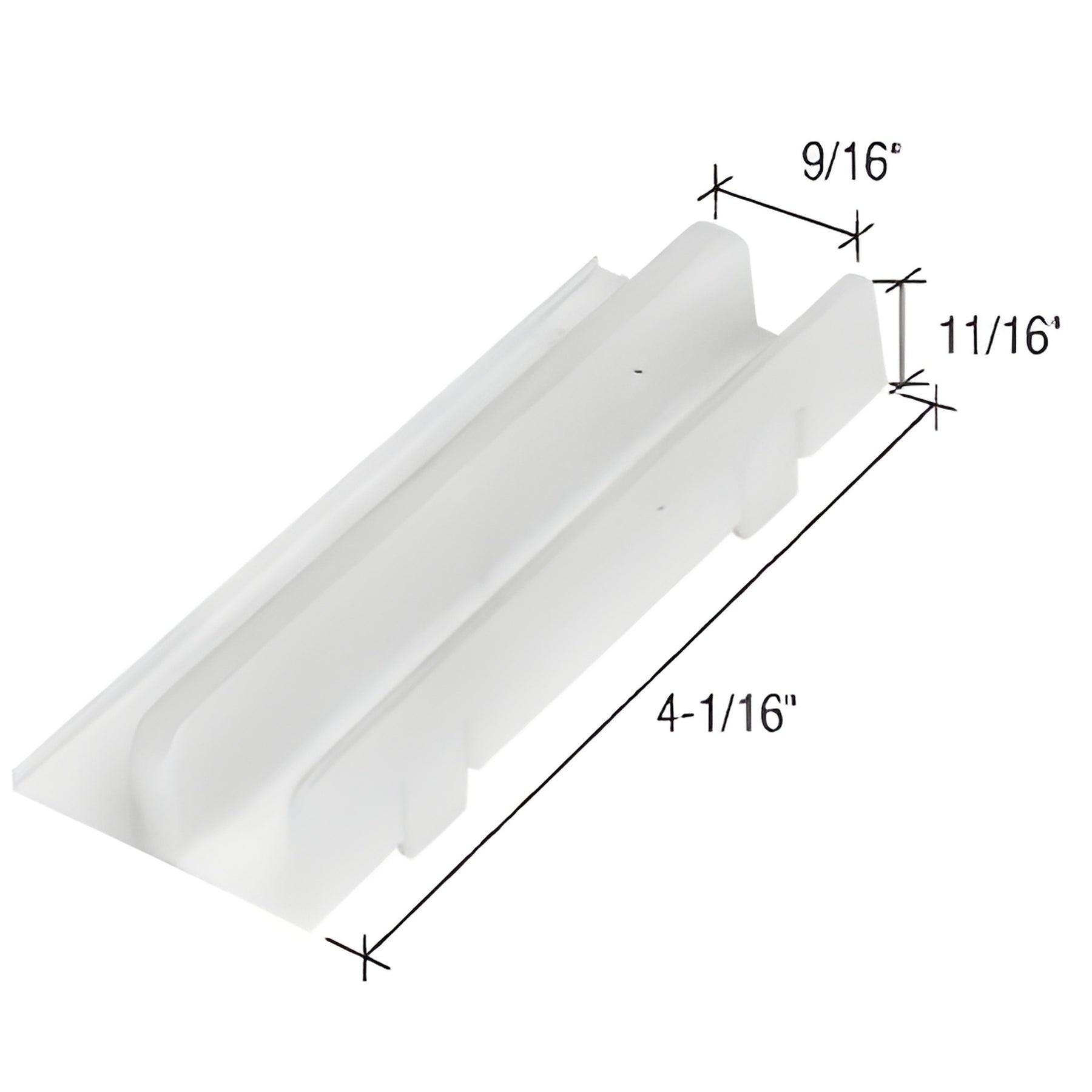 CRL Tub Enclosure Sliding Door Bottom Guide for International