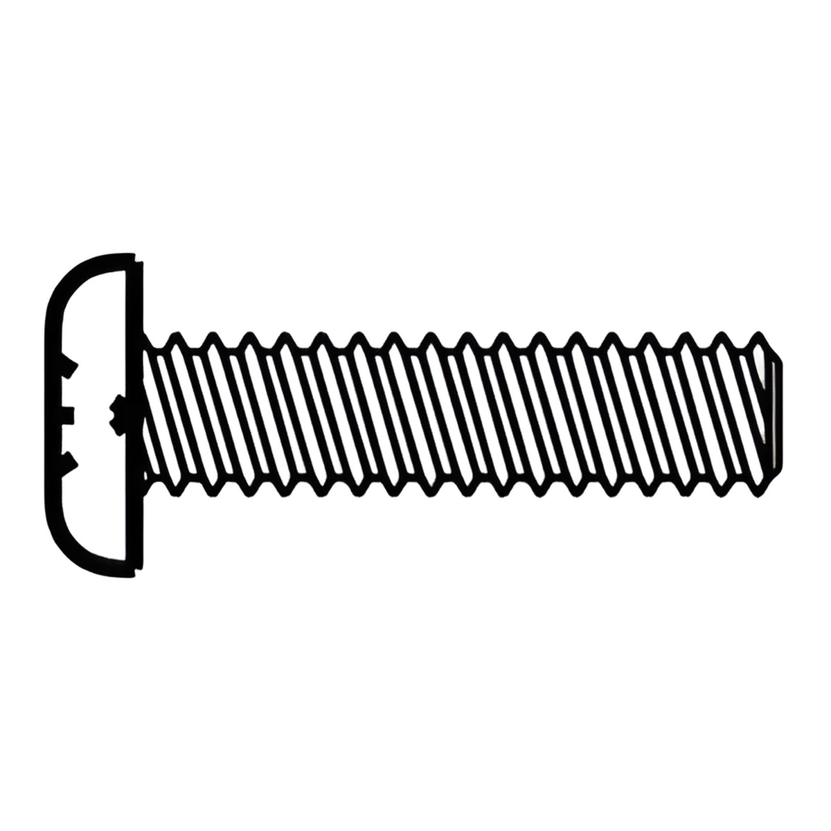 CRL-U.S. Aluminum 1/4-20 x 1" Machine Screw, Bronze Black Anodized
