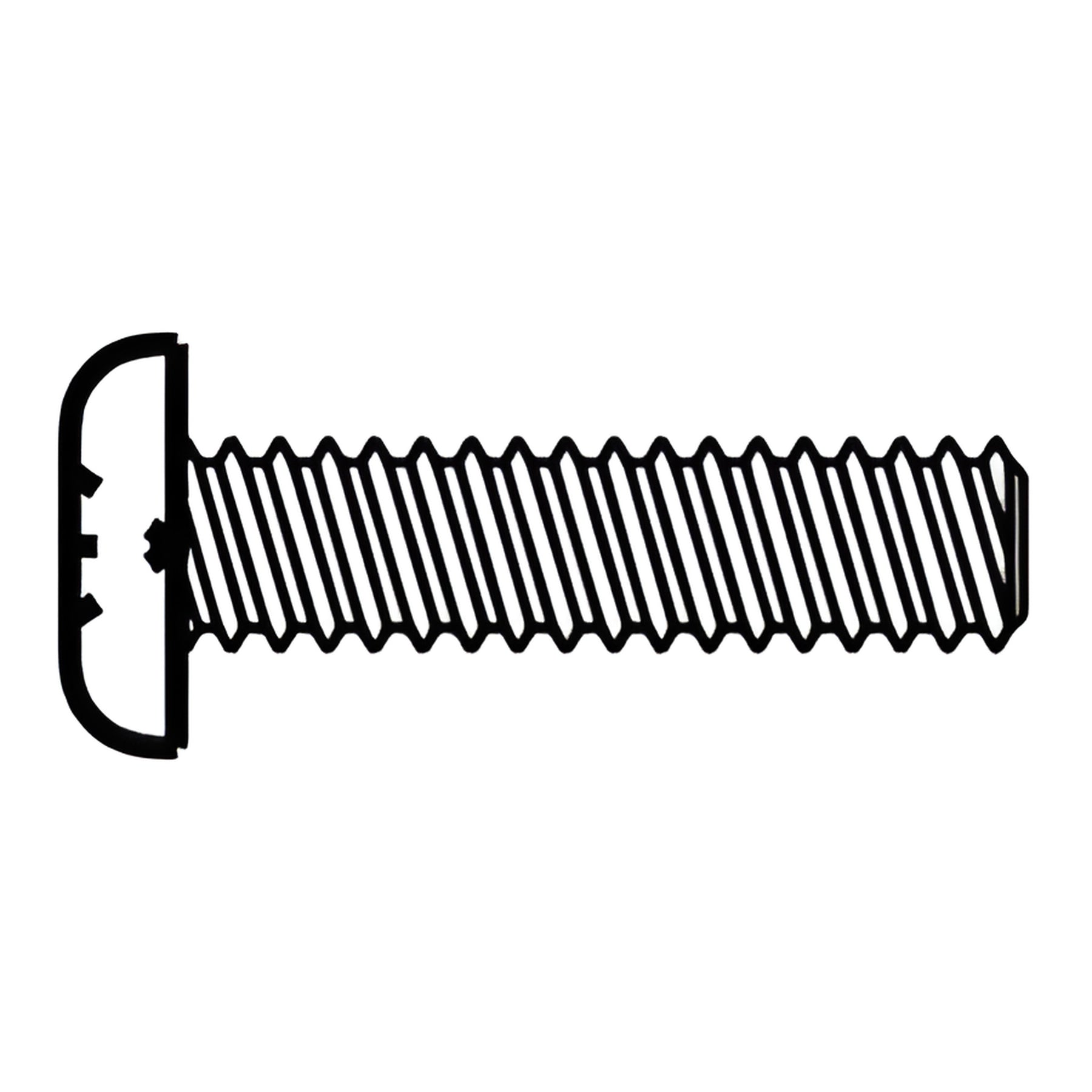 CRL-U.S. Aluminum 1/4-20 x 1" Machine Screw, Bronze Black Anodized