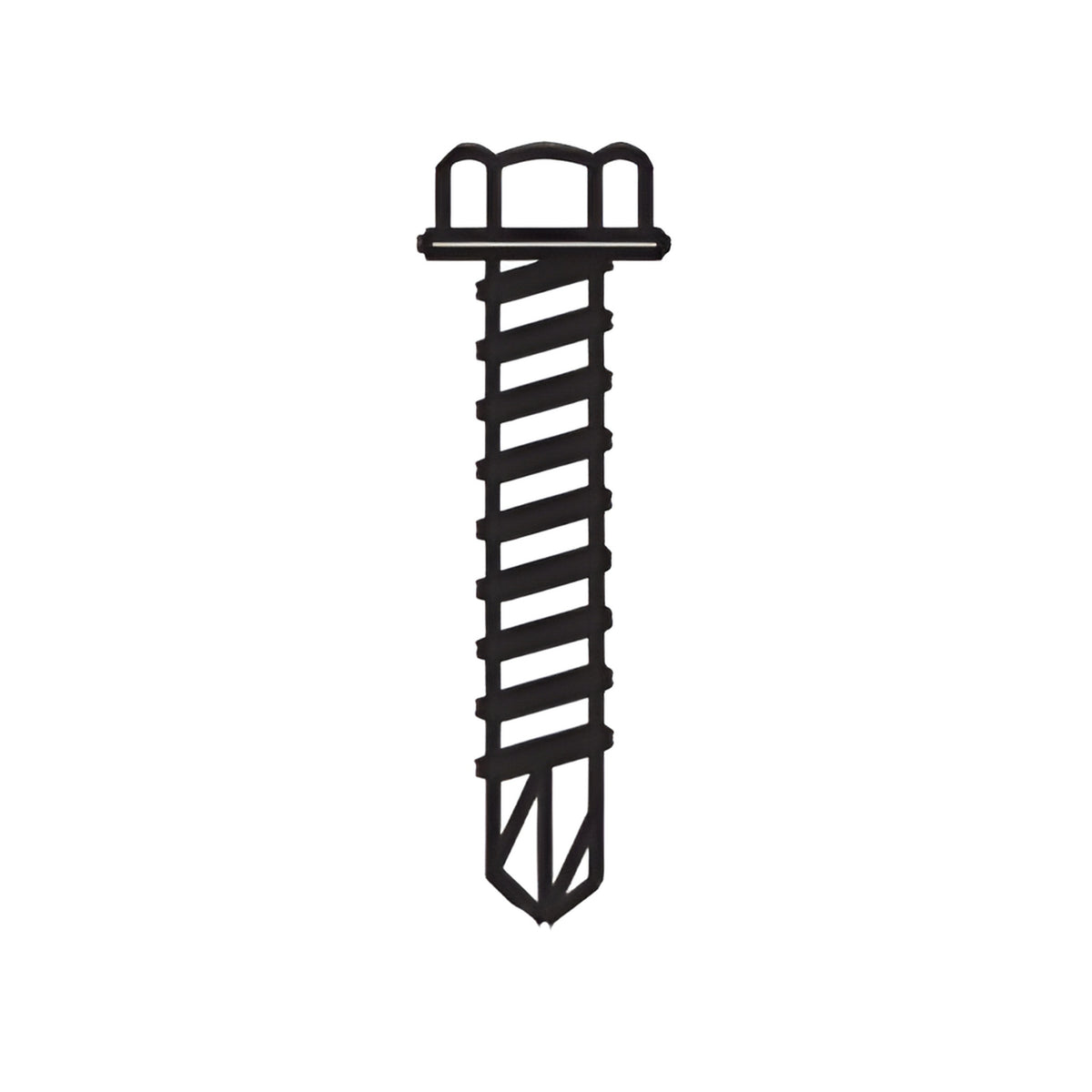CRL-U.S. Aluminum 1/4" x 1-1/2" Hex Washer Head Tek Screw - 200/Pk