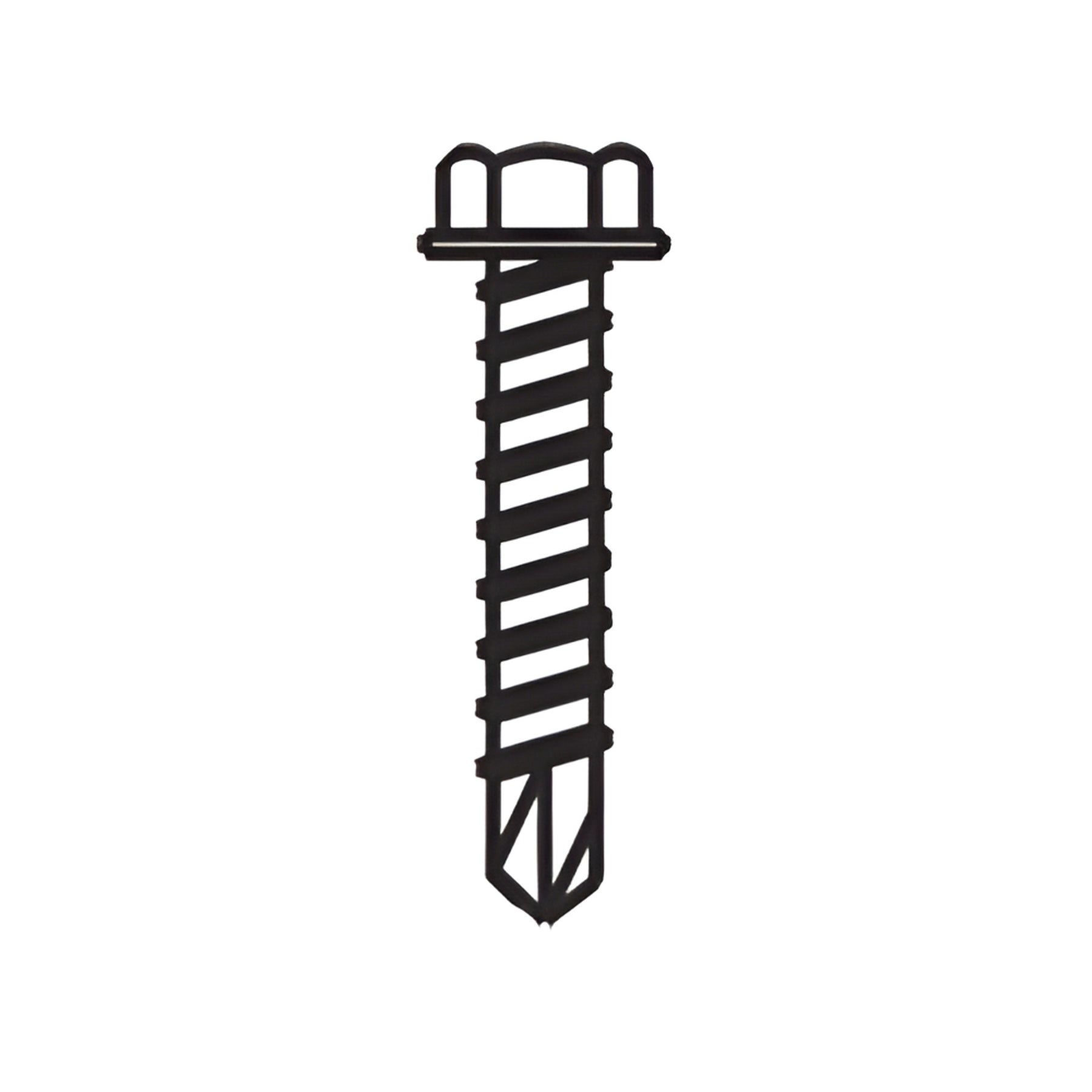 CRL-U.S. Aluminum 1/4" x 1-1/2" Hex Washer Head Tek Screw - 200/Pk