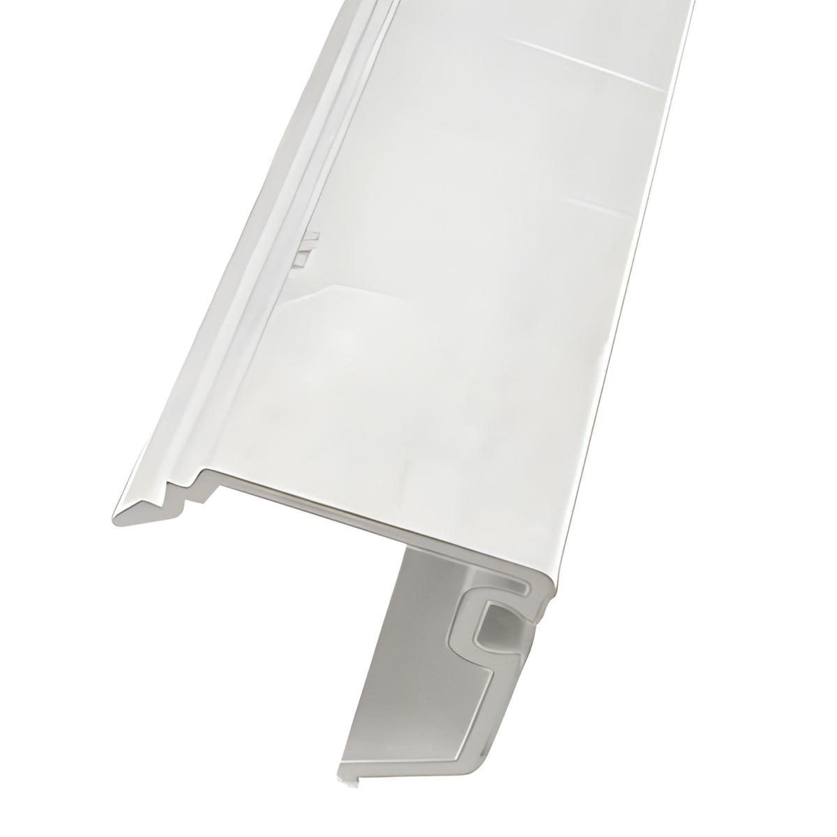 CRL-U.S. Aluminum 1" Glazing Pocket Reducer, White KYNAR® Paint- 24'-2"