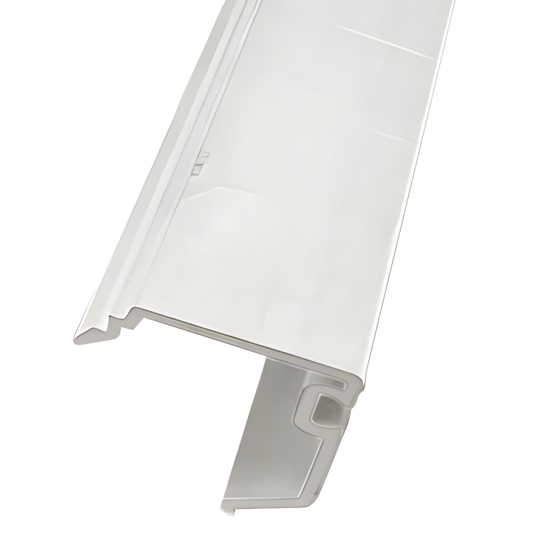 CRL-U.S. Aluminum 1" Glazing Pocket Reducer, White KYNAR® Paint- 24'-2"