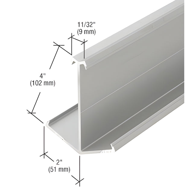 CRL-U.S. Aluminum 135 Degree Corner Mullion, Clear Anodized - 24'-2"