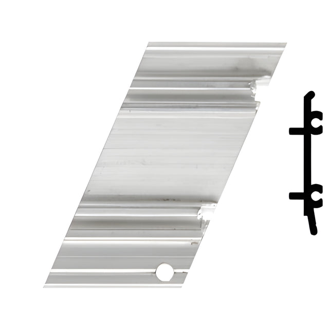 CRL-U.S. Aluminum 135º Left Hand Outside Corner Anchor Clip- 4/Pk