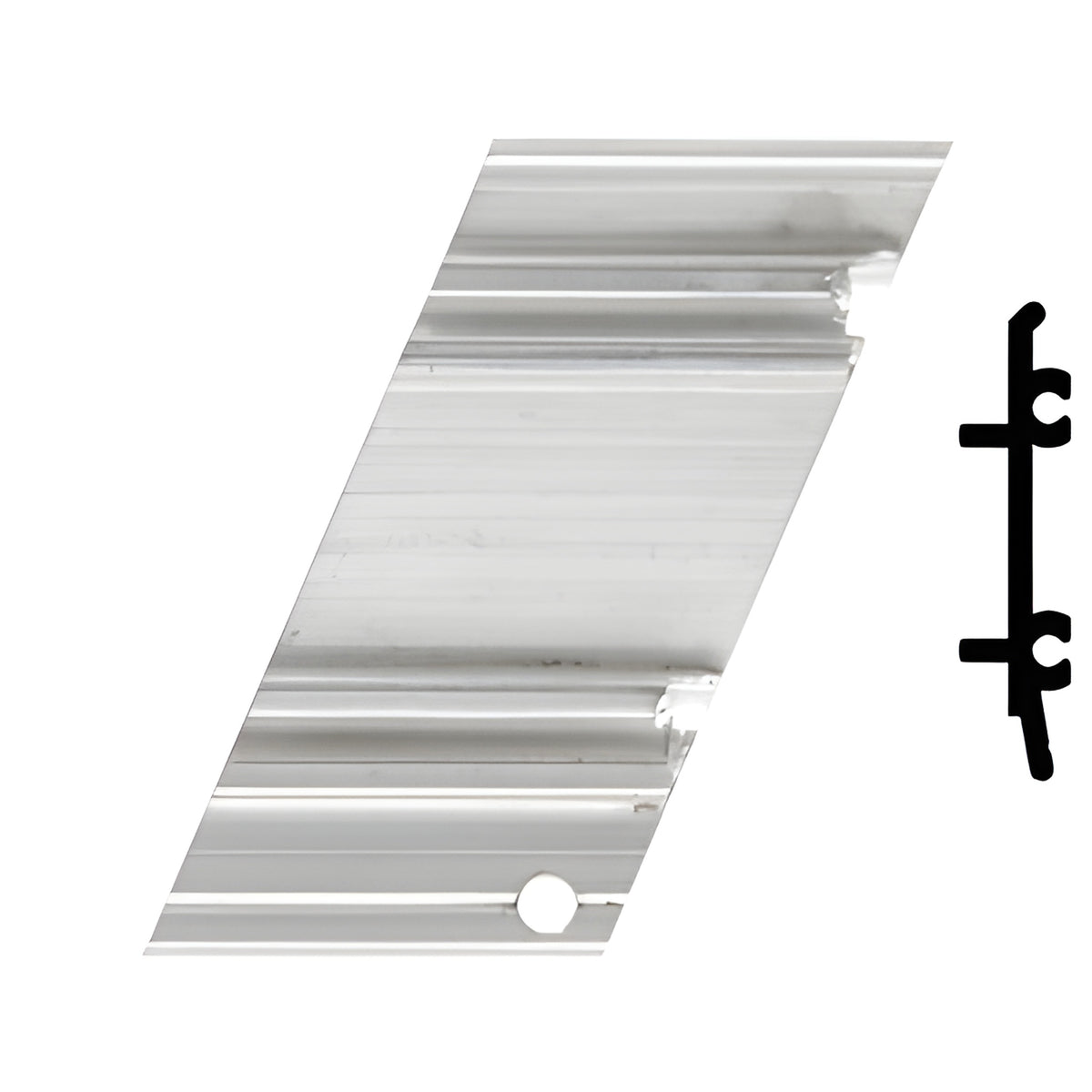 CRL-U.S. Aluminum 135º Left Hand Outside Corner Anchor Clip- 4/Pk