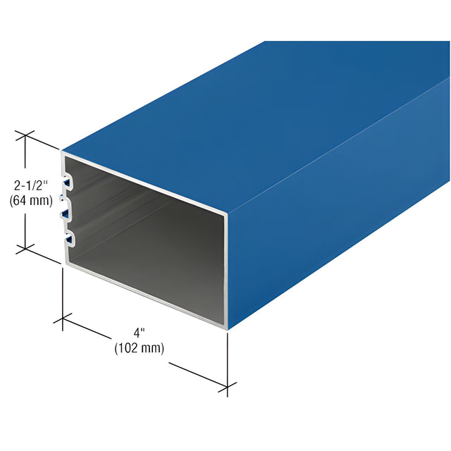 CRL-U.S. Aluminum 4" Structural Silicone Glazed Vertical Mullion, Custom Paint - 24'-2"