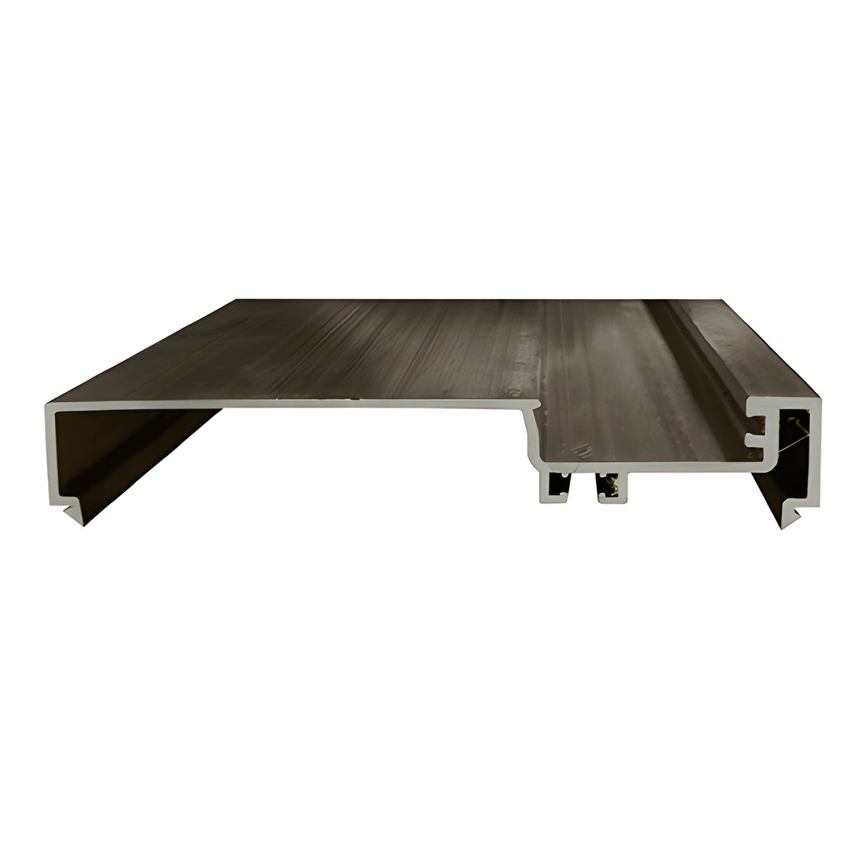 CRL-U.S. Aluminum 6" Male Split Mullion, Dark Bronze Anodic- 24'-2"