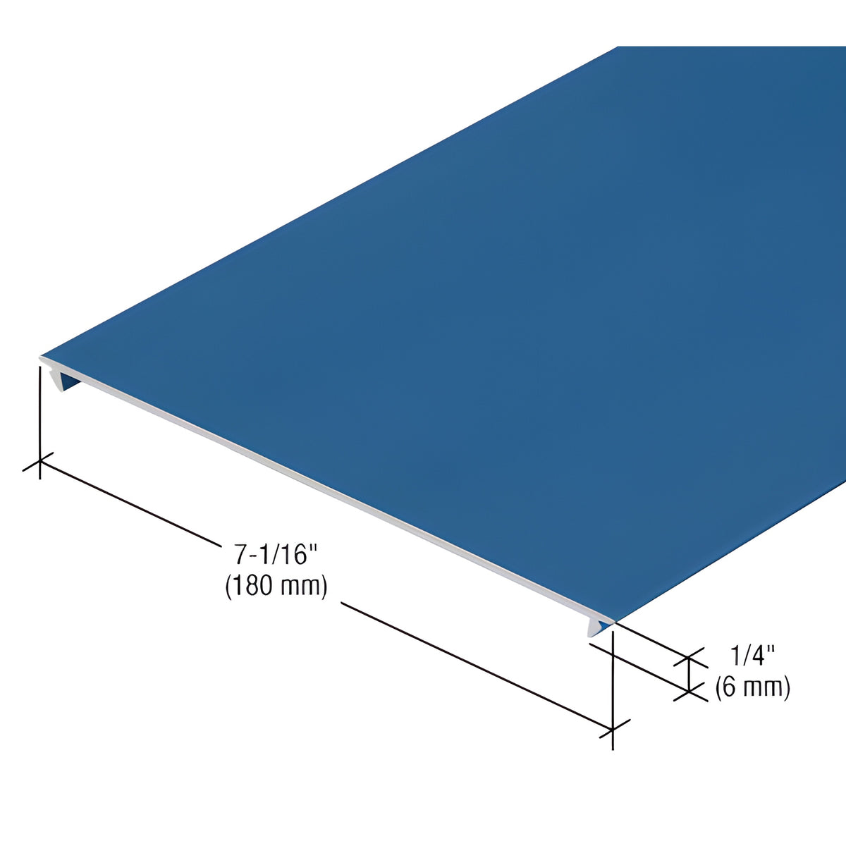 CRL-U.S. Aluminum 7-1/16" Horizontal Insert, Custom Paint - 24'-2"