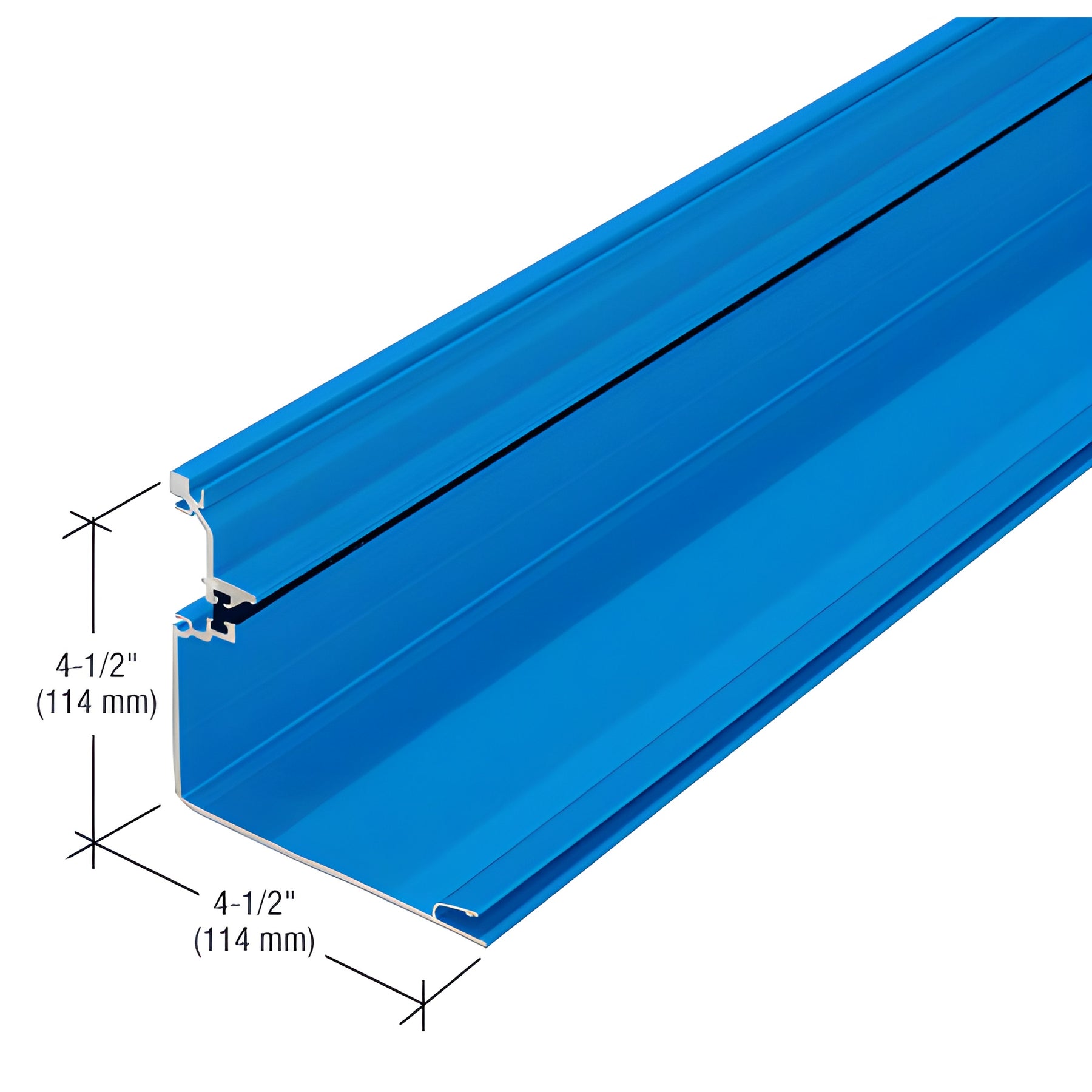 CRL-U.S. Aluminum 90 Degree Inside Corner Half Section, Thermally Improved, Custom Paint - 24'-2"