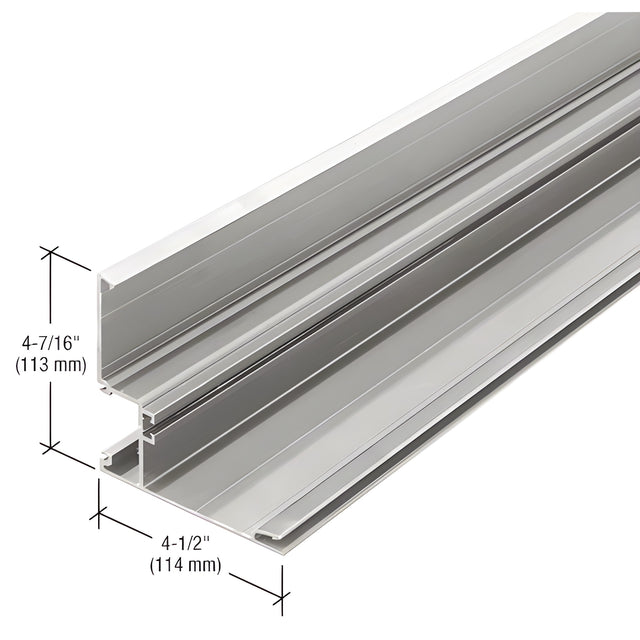 CRL-U.S. Aluminum 90 Degree Outside Corner Half Section - 24'-2", Clear Anodized Class 1