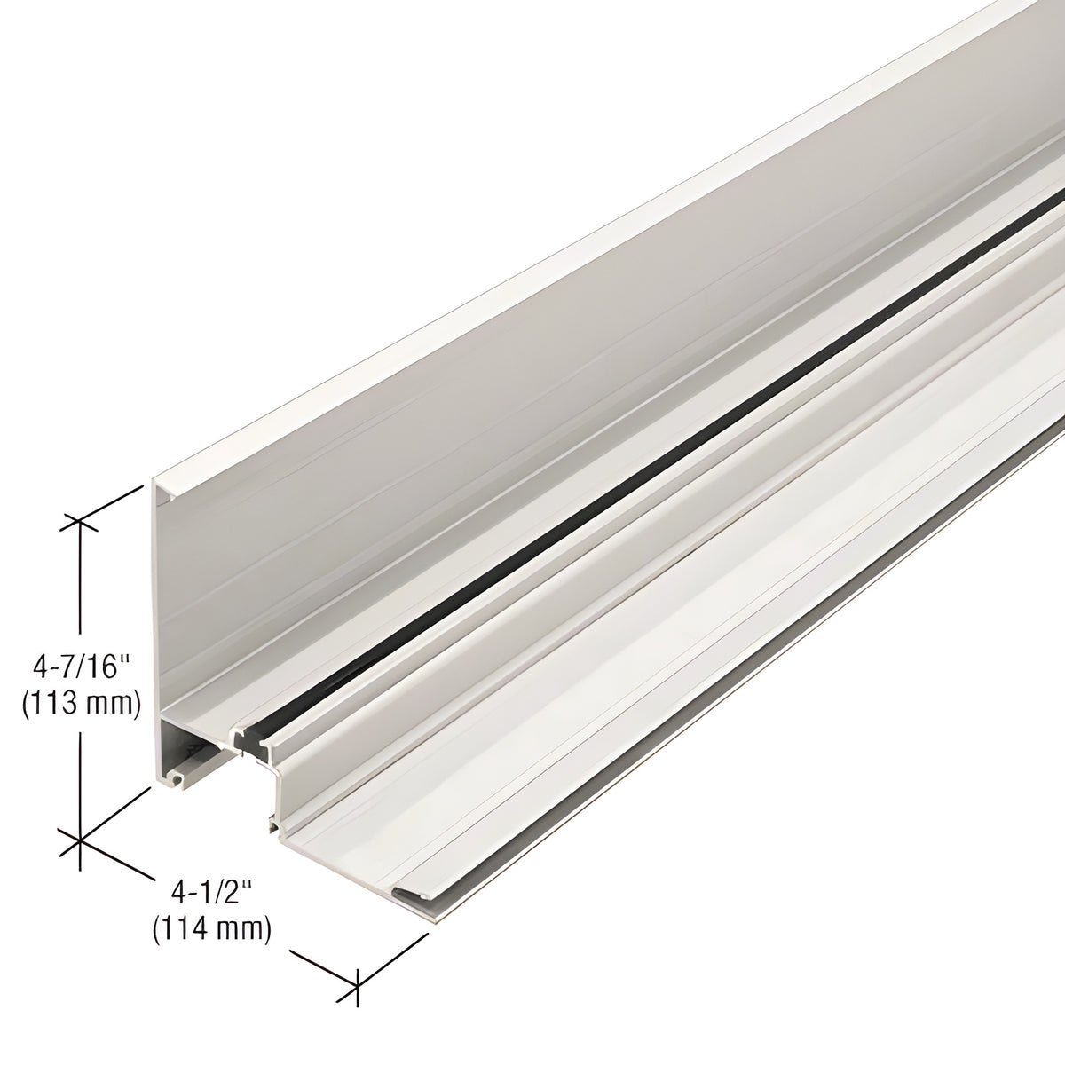 CRL-U.S. Aluminum 90 Degree Outside Corner Half Section, Thermally Improved - 24'-2"