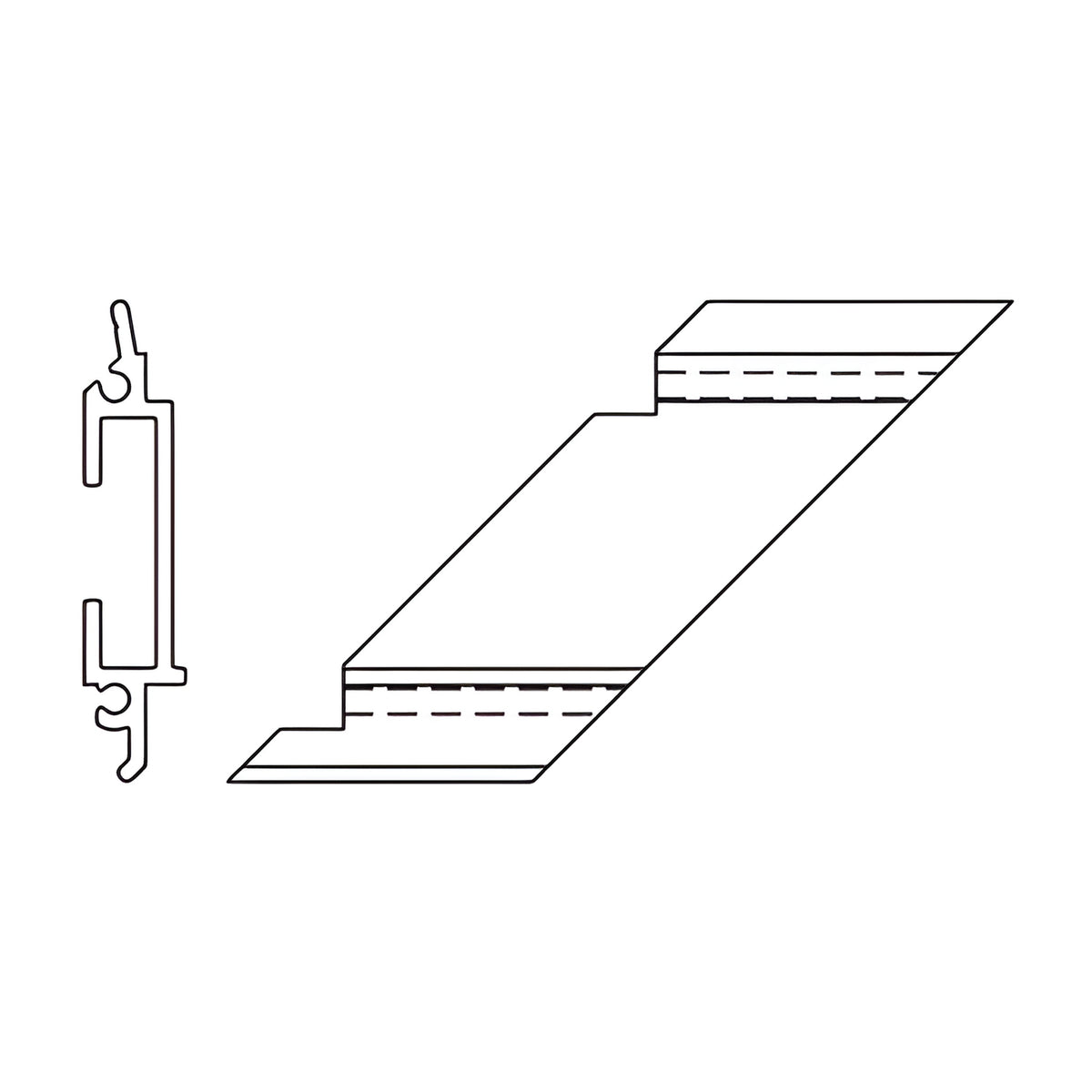 CRL-U.S. Aluminum Anchor Clip for 90 Degree Outside Corner