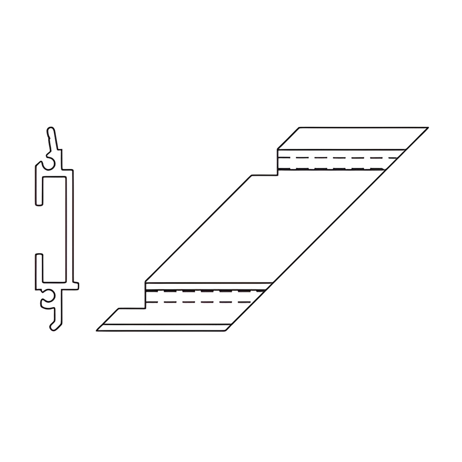 CRL-U.S. Aluminum Anchor Clip for 90 Degree Outside Corner