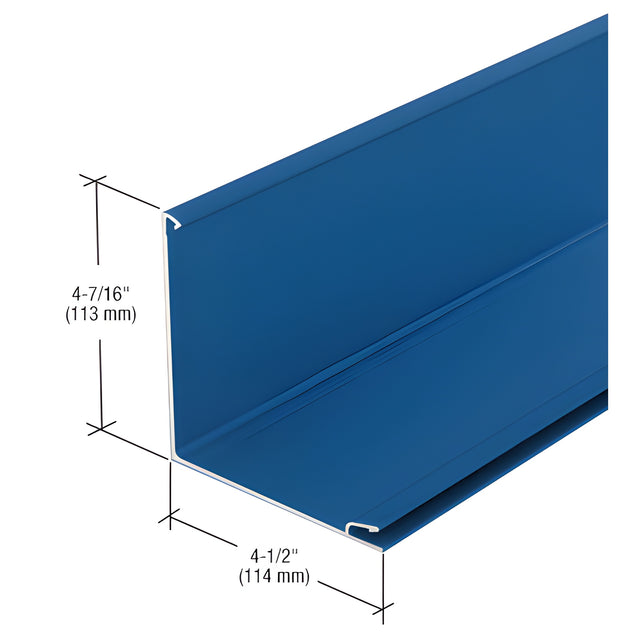CRL-U.S. Aluminum Blank Corner Post Half Section, Custom Paint - 24'-2"