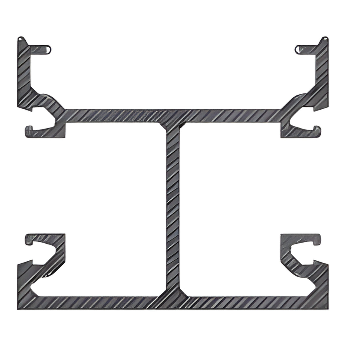 CRL-U.S. Aluminum Bronze Anodized Captured Vertical Mullion, 2" x 1-3/4" - 24'-2"