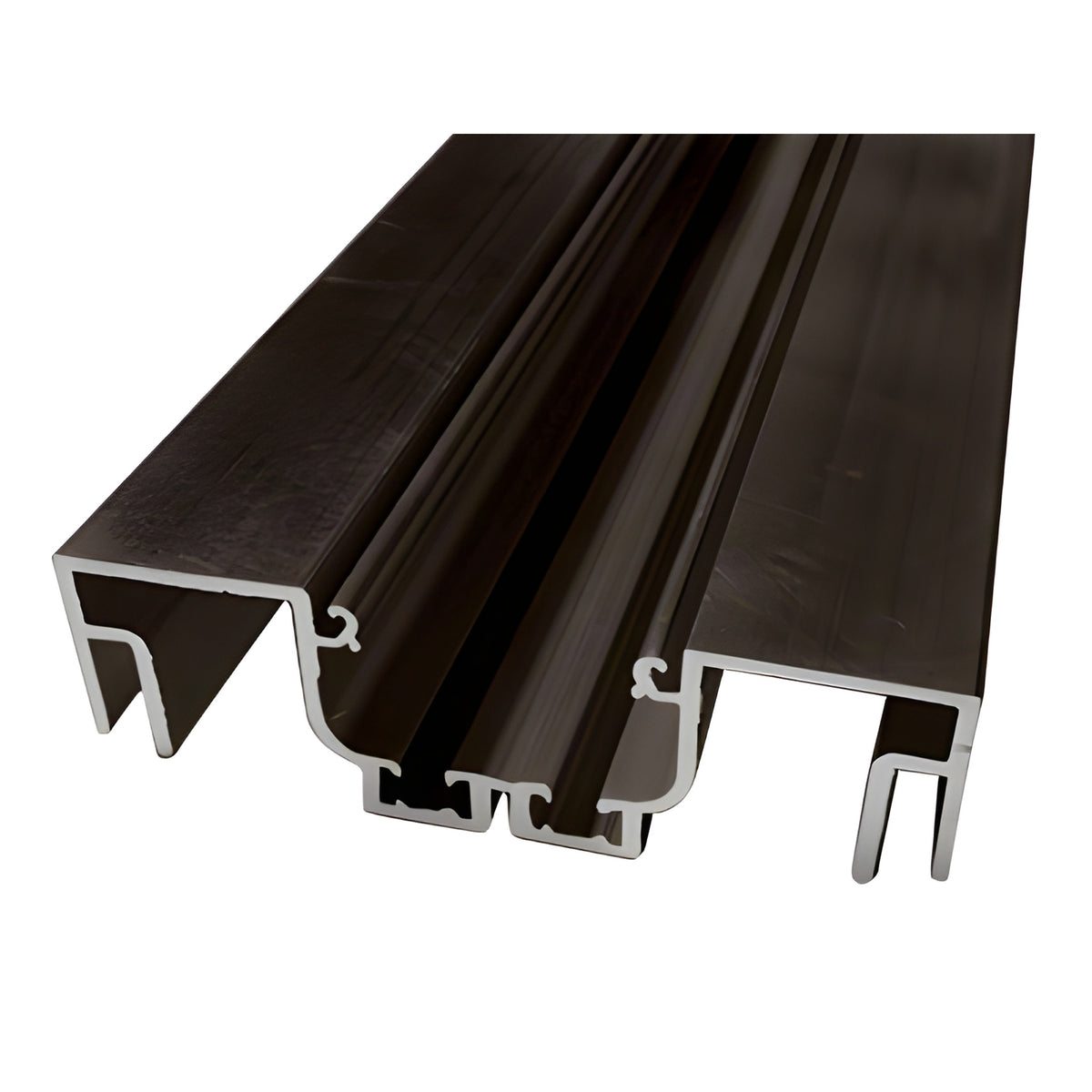 CRL-U.S. Aluminum Bronze Black Anodized Female Expansion Mullion, Dual Thermally Improved - 24'-3"