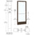 CRL-U.S. Aluminum Bronze Black Anodized Single 36" x 84" Series 250 Narrow Stile Right Side Latch Offset Pivot Entrance Door for 90 Degree Overhead Concealed Door Closer