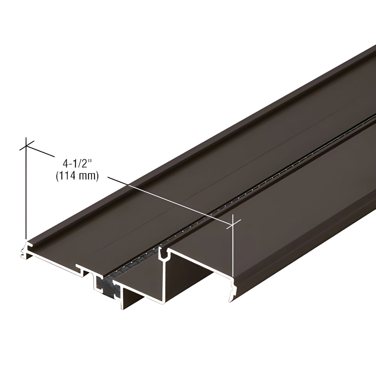 CRL-U.S. Aluminum Bronze Black Anodized Stacking Sill Insert, Thermally Improved - 24'-2"