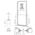 CRL-U.S. Aluminum Clear Anodized 250 Series Narrow Stile (RHR) HRSO Single 3'0 x 7'0 Offset Hung with Pivots for Surf Mount Closer Complete Door for 1" Glass with Standard MS Lock and Bottom Rail