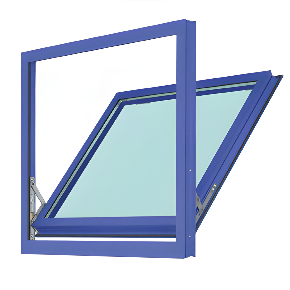 CRL-U.S. Aluminum Clear Anodized 7300 Series Project-In Bottom Vent Window