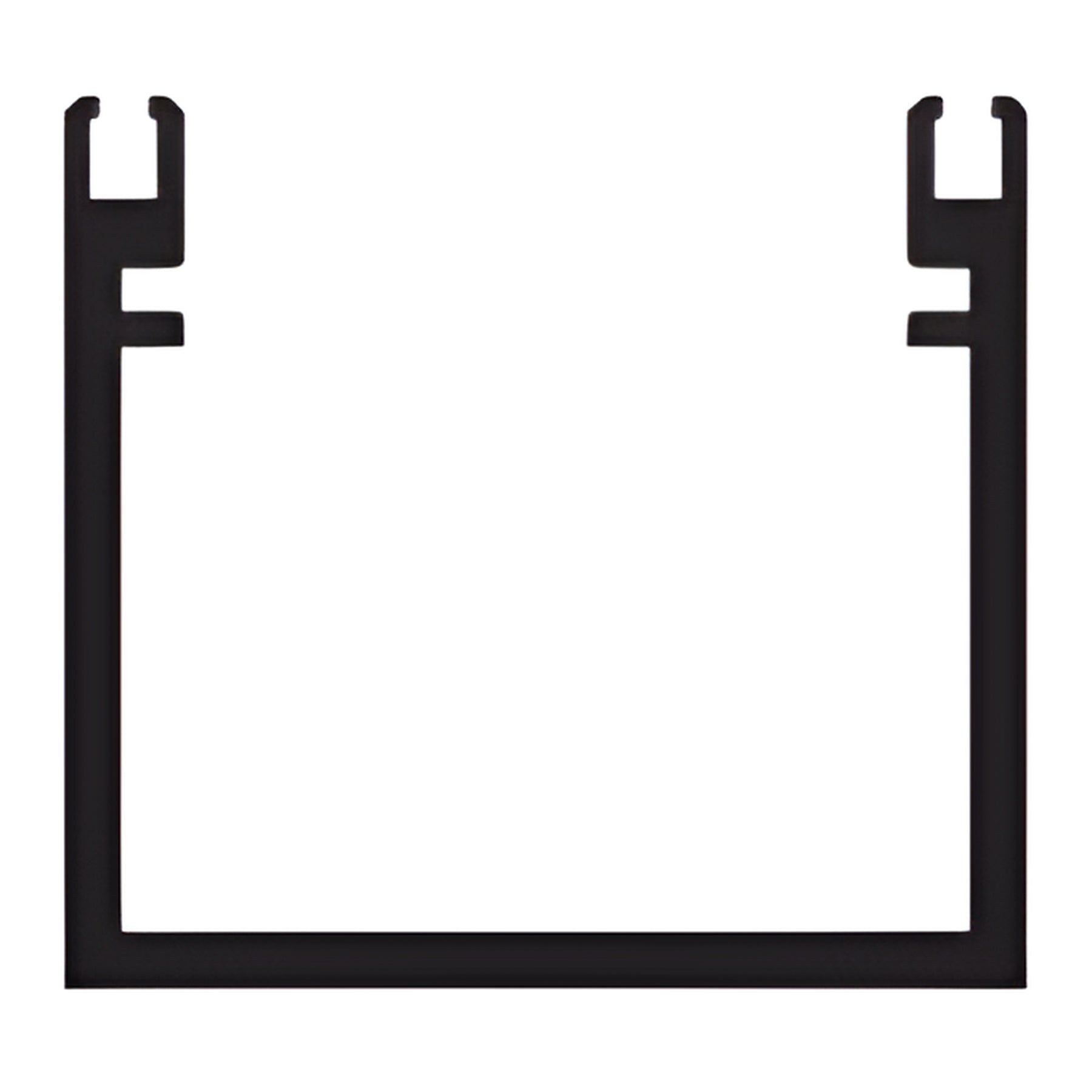 CRL-U.S. Aluminum Clear Anodized Division Bar Deep Face - 24'-2"