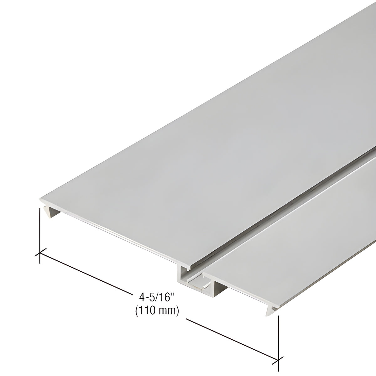 CRL-U.S. Aluminum Clear Anodized Flush Jamb Insert - 24'-2"