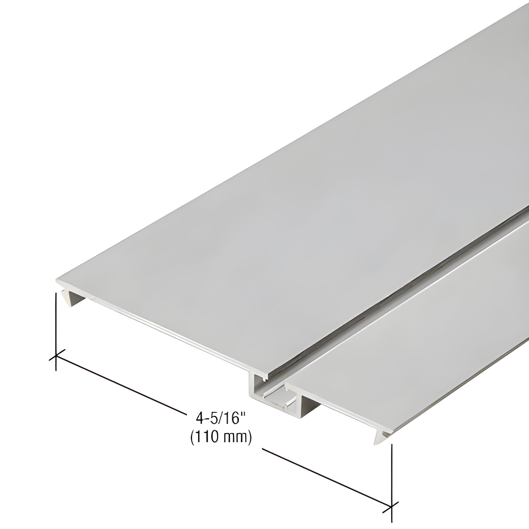 CRL-U.S. Aluminum Clear Anodized Flush Jamb Insert - 24'-2"